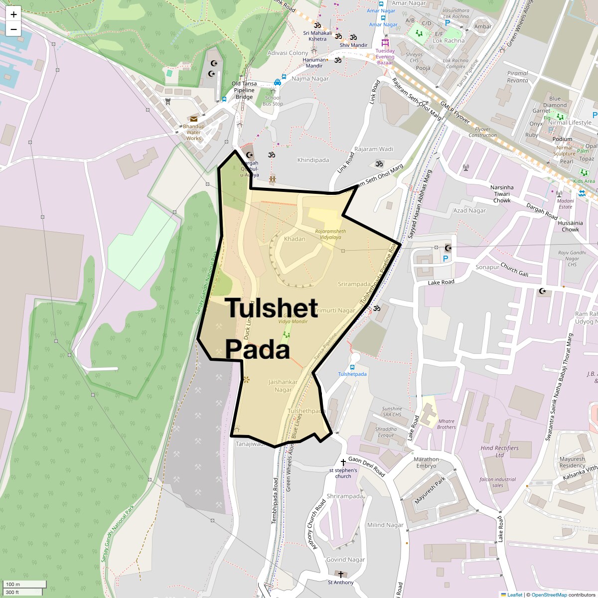 Check Time Travel of Tulshet Pada, Mumbai