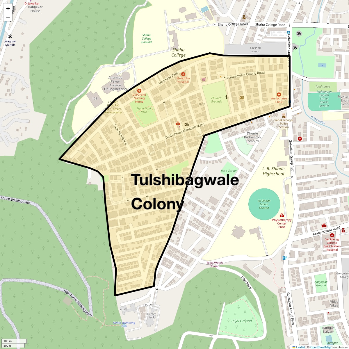 Check Time Travel of Tulshibagwale Colony, Pune