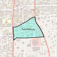Tulshibaug Map