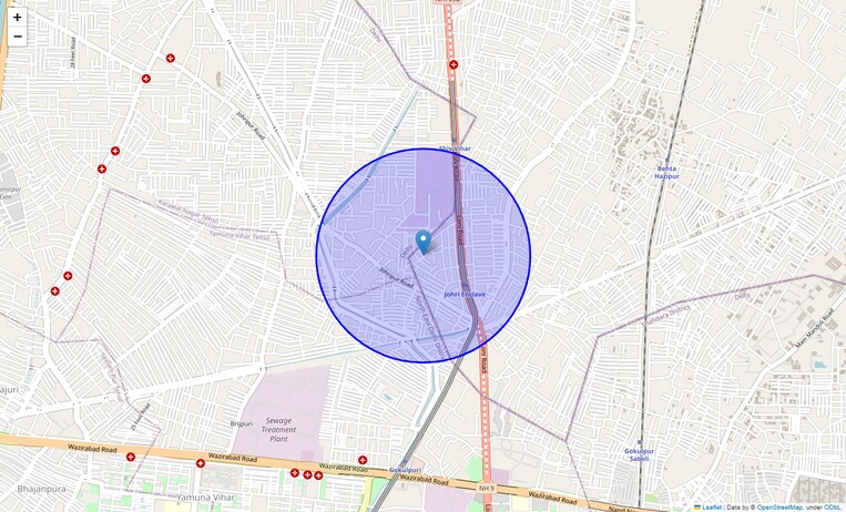 Location Map of Tunda Nagar