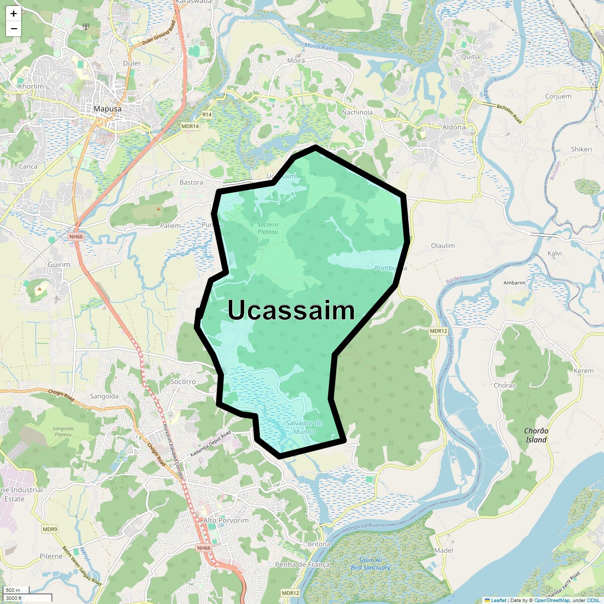 Ucassaim Map