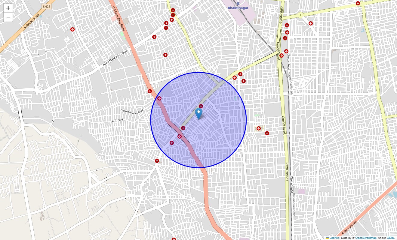 Check Time Travel of Uday Nagar, Rajkot