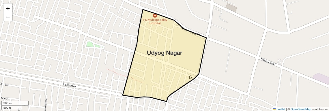 Check Time Travel of Udyog Nagar, Jaipur