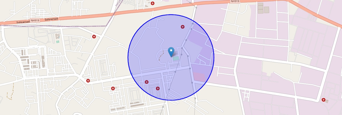 Location Map of Uit Sector 3, Bhiwadi