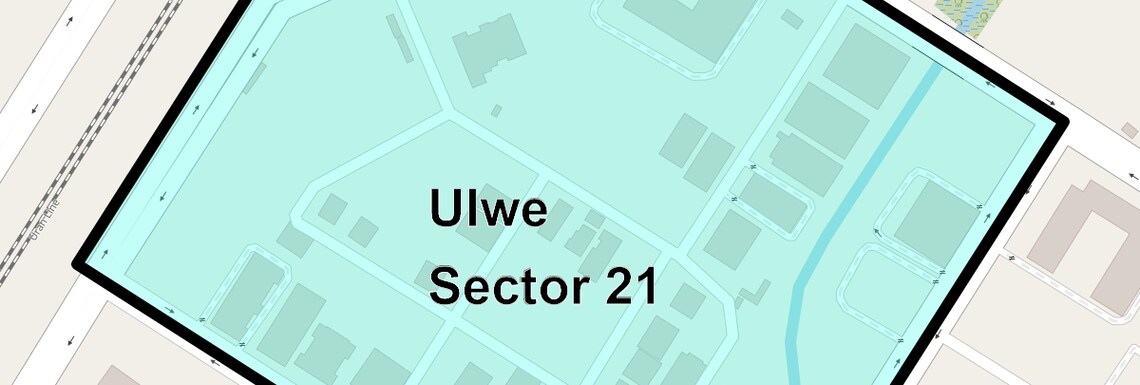 Location Map of Ulwe Sector 21, Navi Mumbai