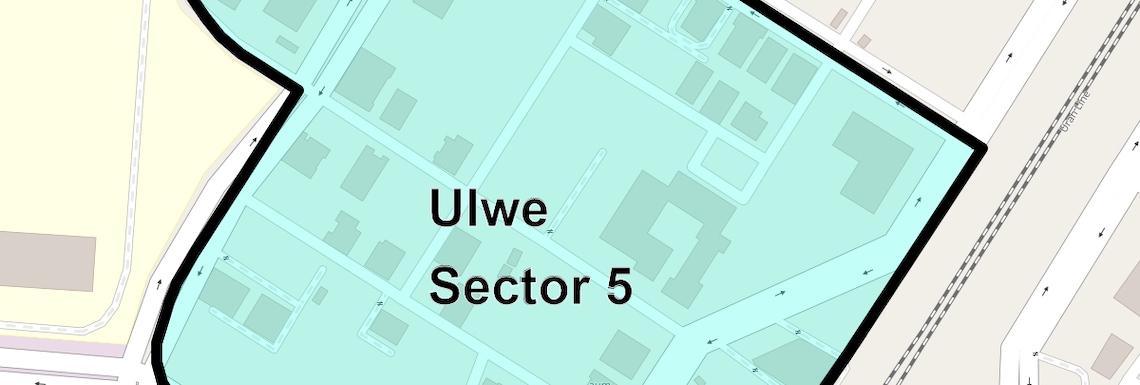 Location Map of Ulwe Sector 5, Navi Mumbai