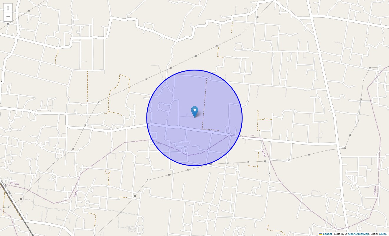 Location Map of Undi, Varanasi