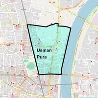Usman Pura Map