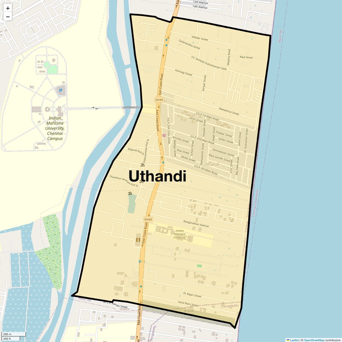 Check Time Travel of Uthandi, Chennai