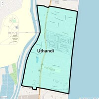 Uthandi Map