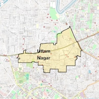 Uttam Nagar Map