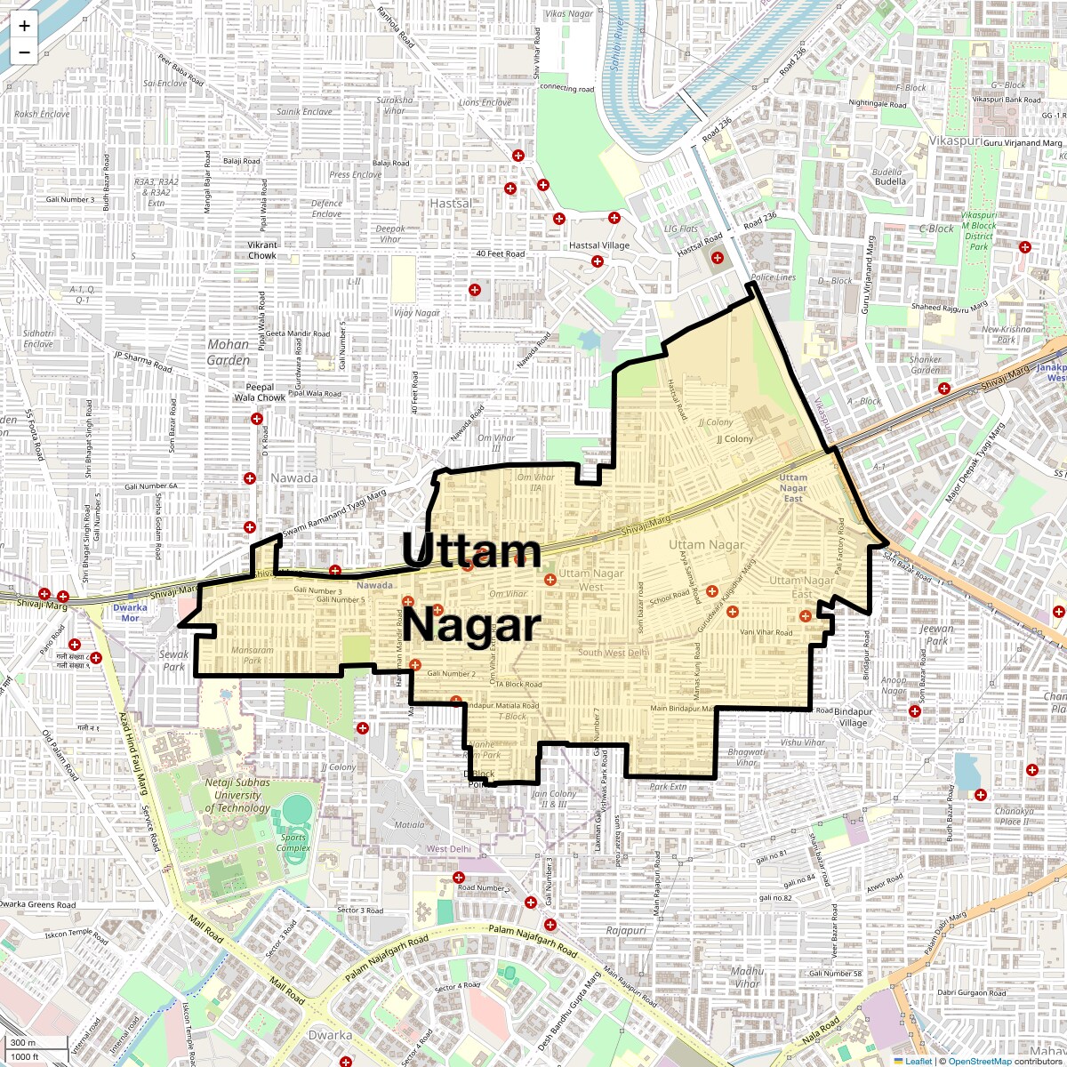 Check Time Travel of Uttam Nagar, Delhi