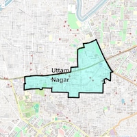 Uttam Nagar Map