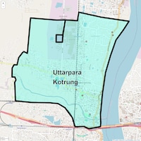 Uttarpara Kotrung Map