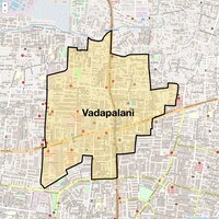 Vadapalani Map
