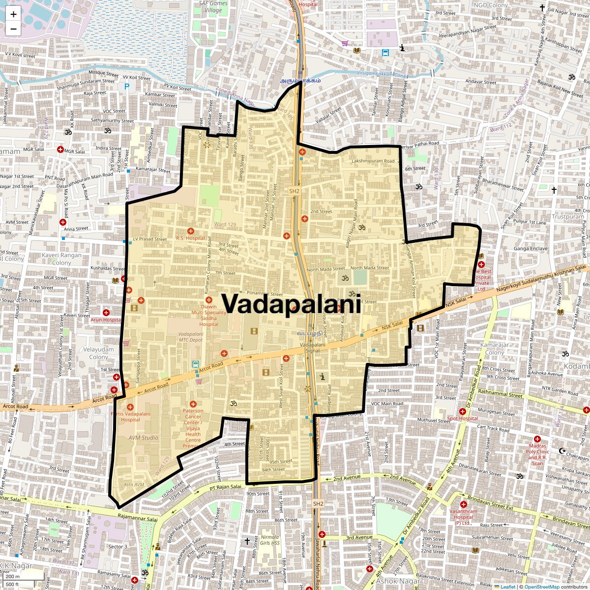 Check Time Travel of Vadapalani, Chennai