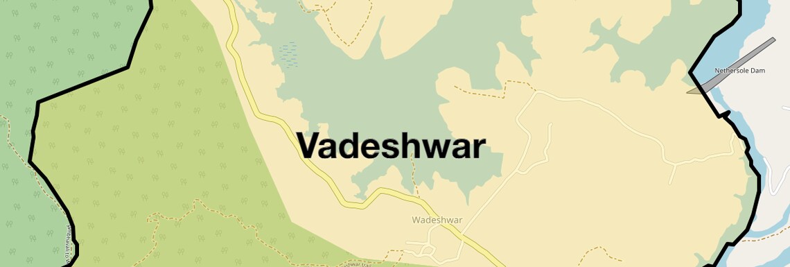 Location Map of Vadeshwar, Pune