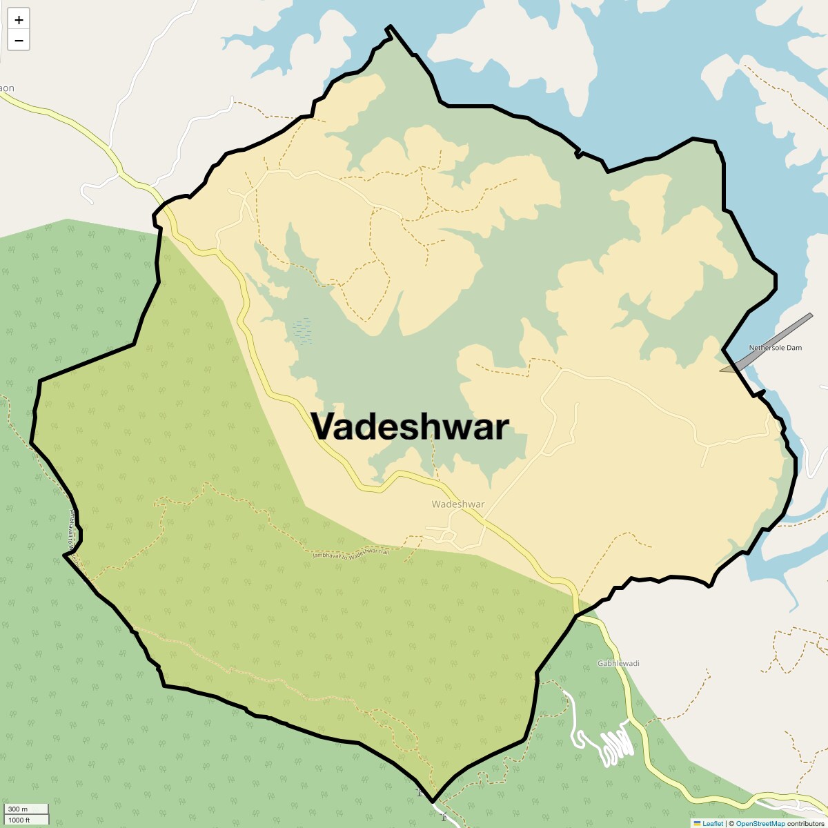 Vadeshwar Map