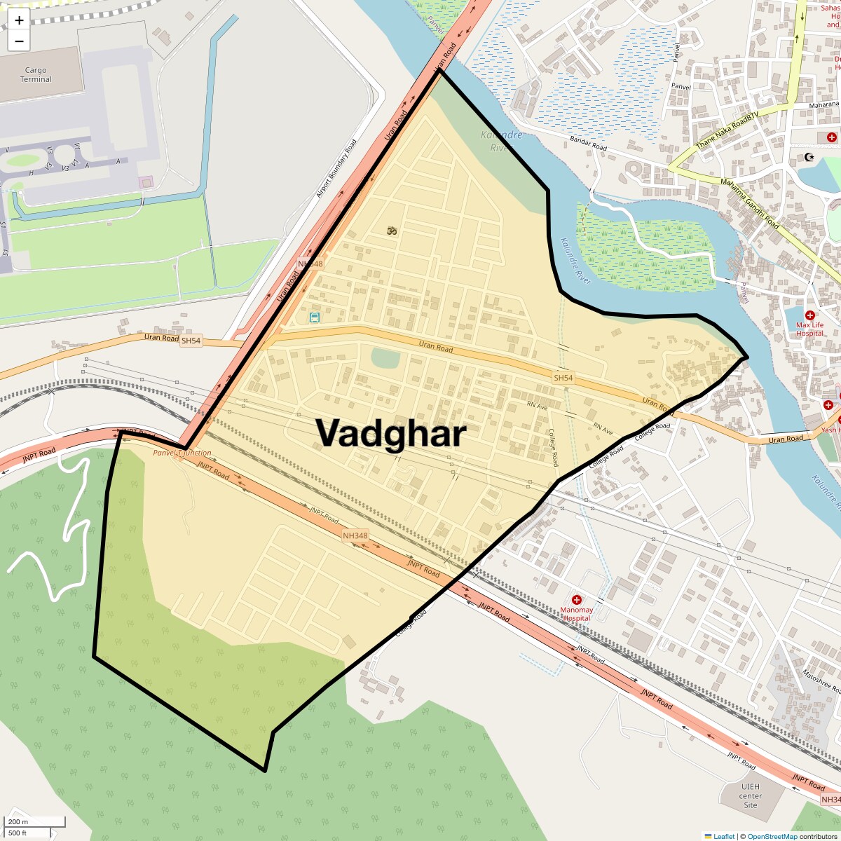 Check Time Travel of Vadghar, Navi Mumbai