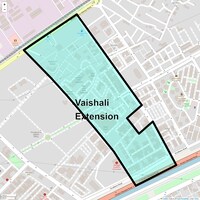 Vaishali Extension Map