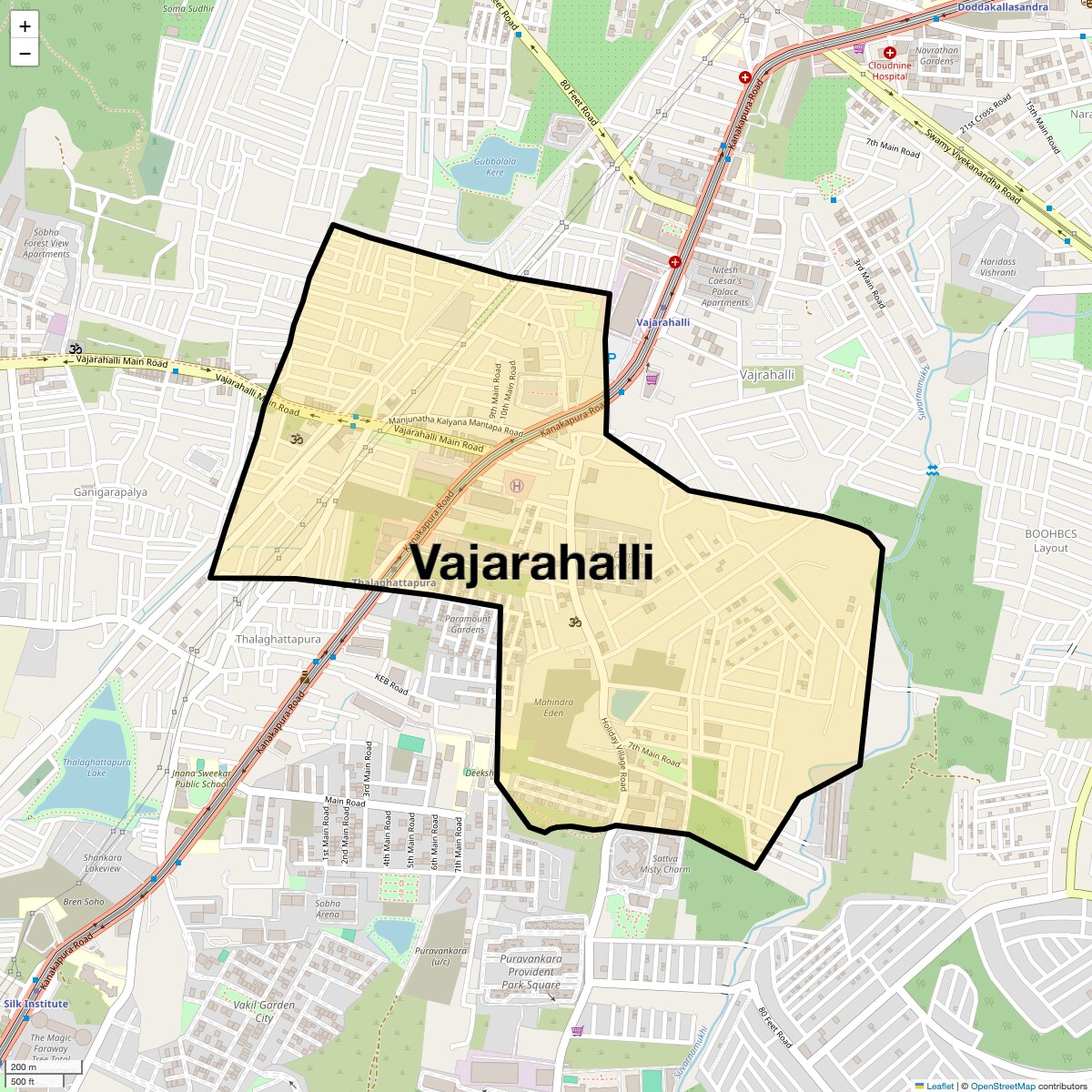 Check Time Travel of Vajarahalli, Bangalore
