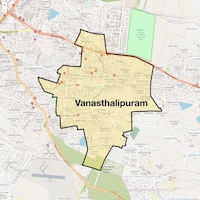 Vanasthalipuram Map