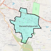 Vanasthalipuram Map