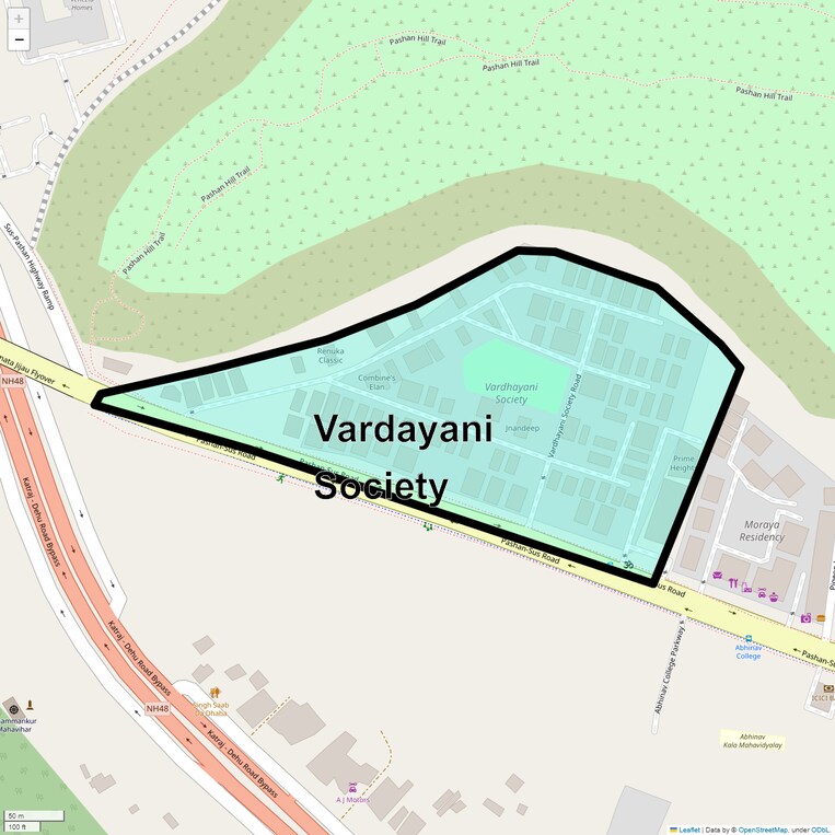 Location Map of Vardayani Society