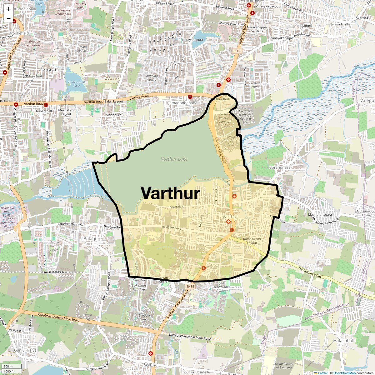 Check Time Travel of Varthur, Bangalore