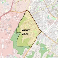 Vasant Vihar Map