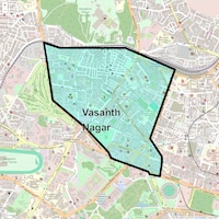 Vasanth Nagar Map