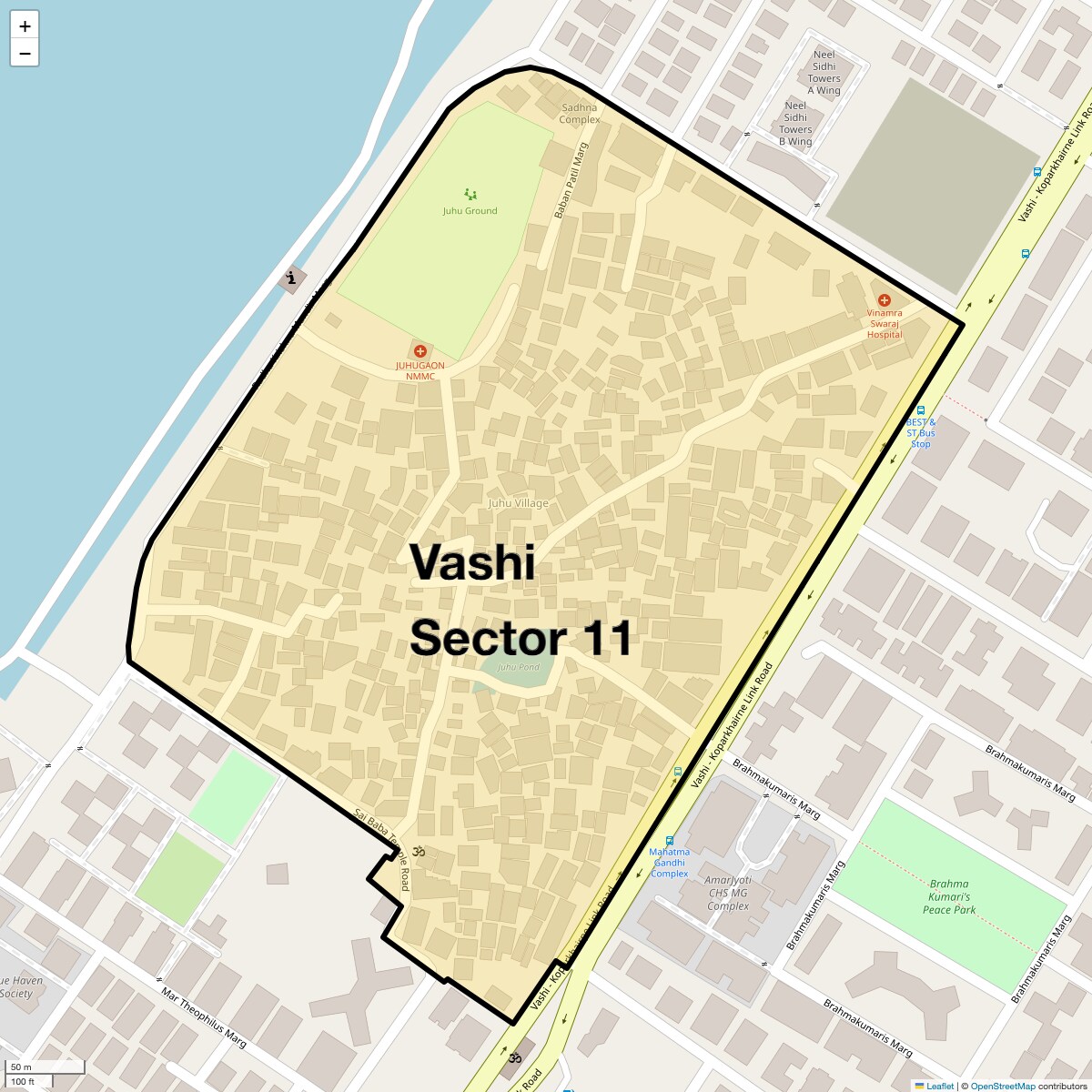 Vashi Sector 11 Map