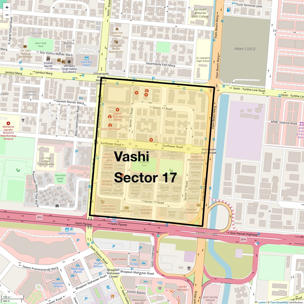 Check Time Travel of Vashi Sector 17, Navi Mumbai