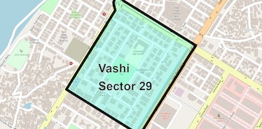 Location Map of Vashi Sector 29, Navi Mumbai