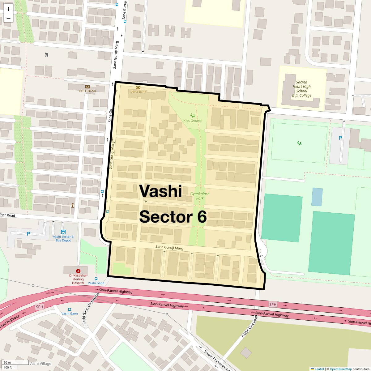 Check Time Travel of Vashi Sector 6, Navi Mumbai