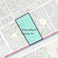 Vasundhara Sector 11 Map
