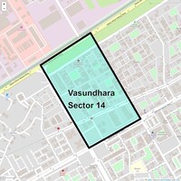 Vasundhara Sector 14 Map