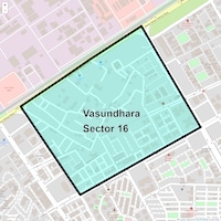 Vasundhara Sector 16 Map