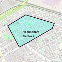 Vasundhara Sector 4 Map