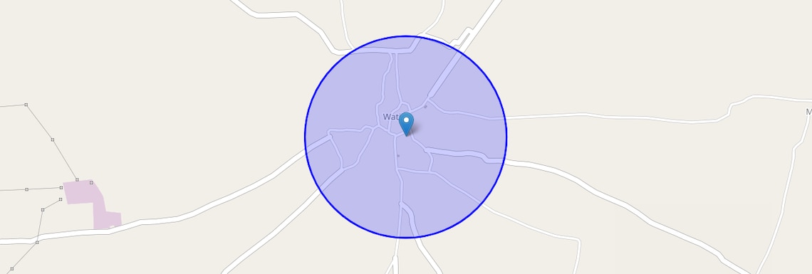 Location Map of Vatika, Jaipur