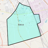 Vatva Map