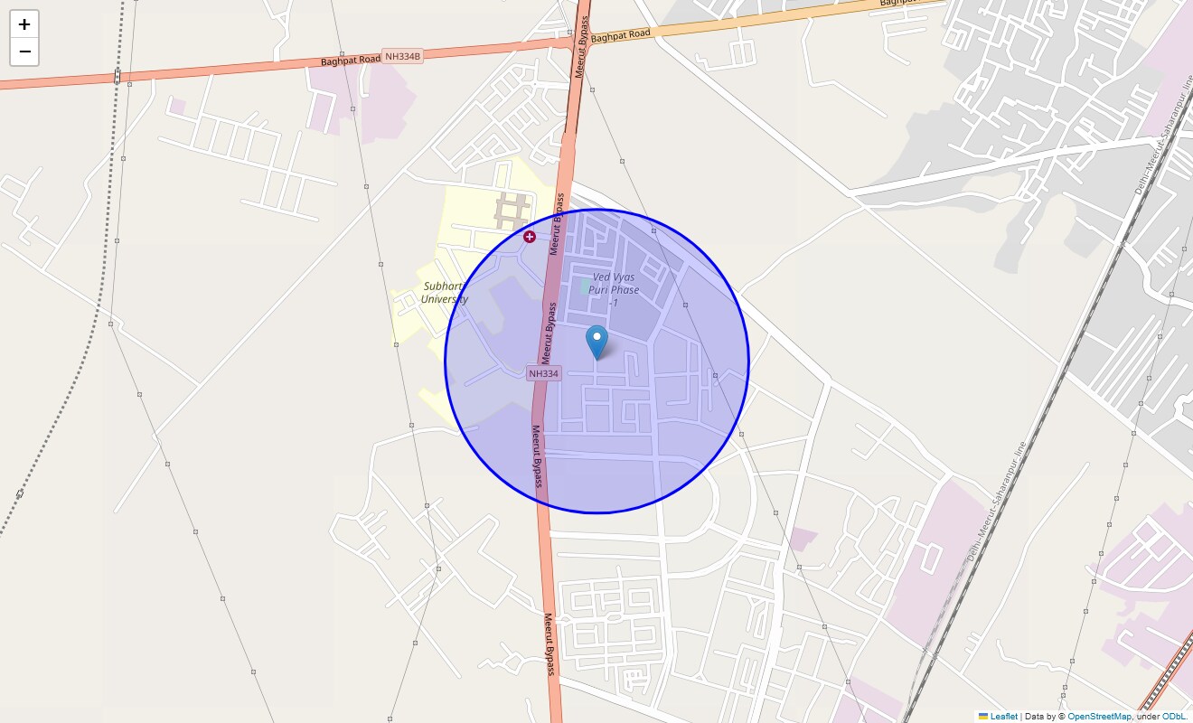 Ved Vyas Puri -Phase 2 Map