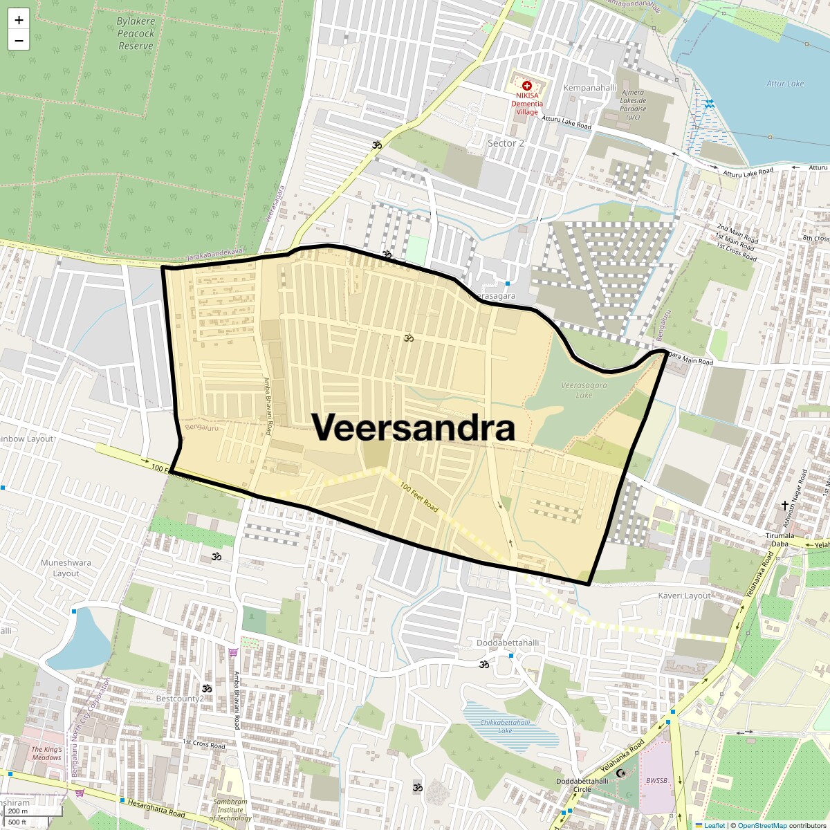 Check Time Travel of Veersandra, Bangalore