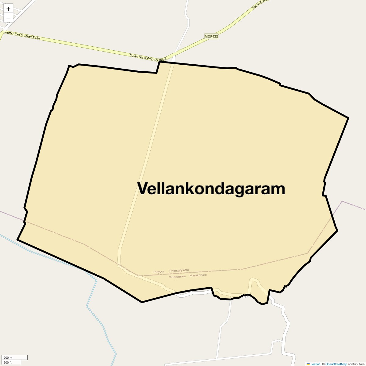 Vellankondagaram Map