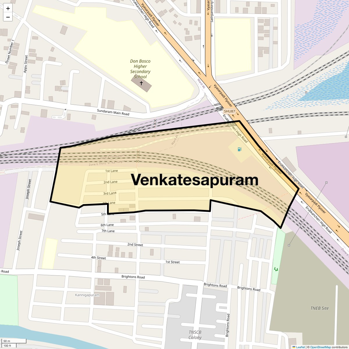 Check Time Travel of Venkatesapuram, Chennai