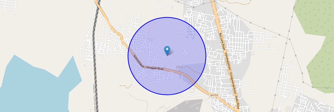 Location Map of Vepagunta, Vizag