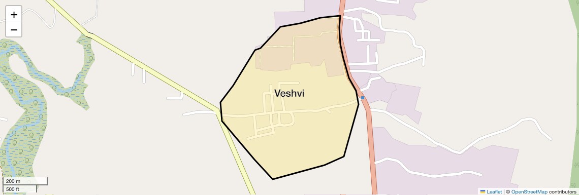 Location Map of Veshvi, Navi Mumbai