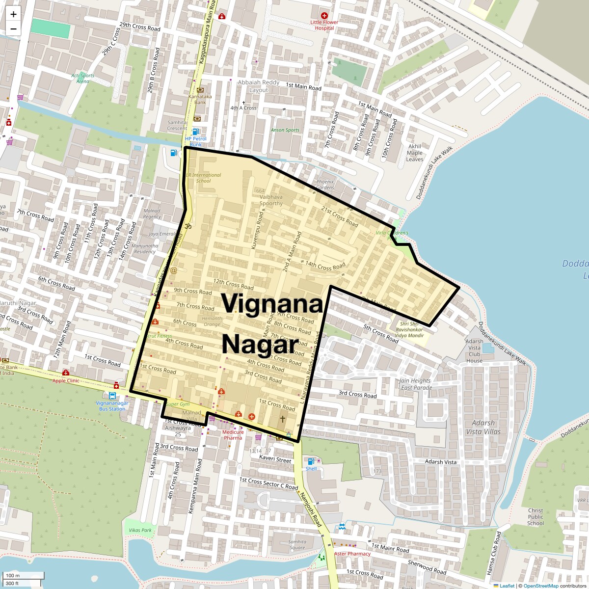 Check Time Travel of Vignana Nagar, Bangalore