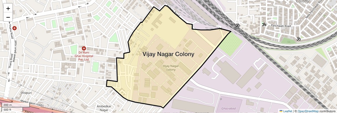 Check Time Travel of Vijay Nagar Colony, Ghaziabad