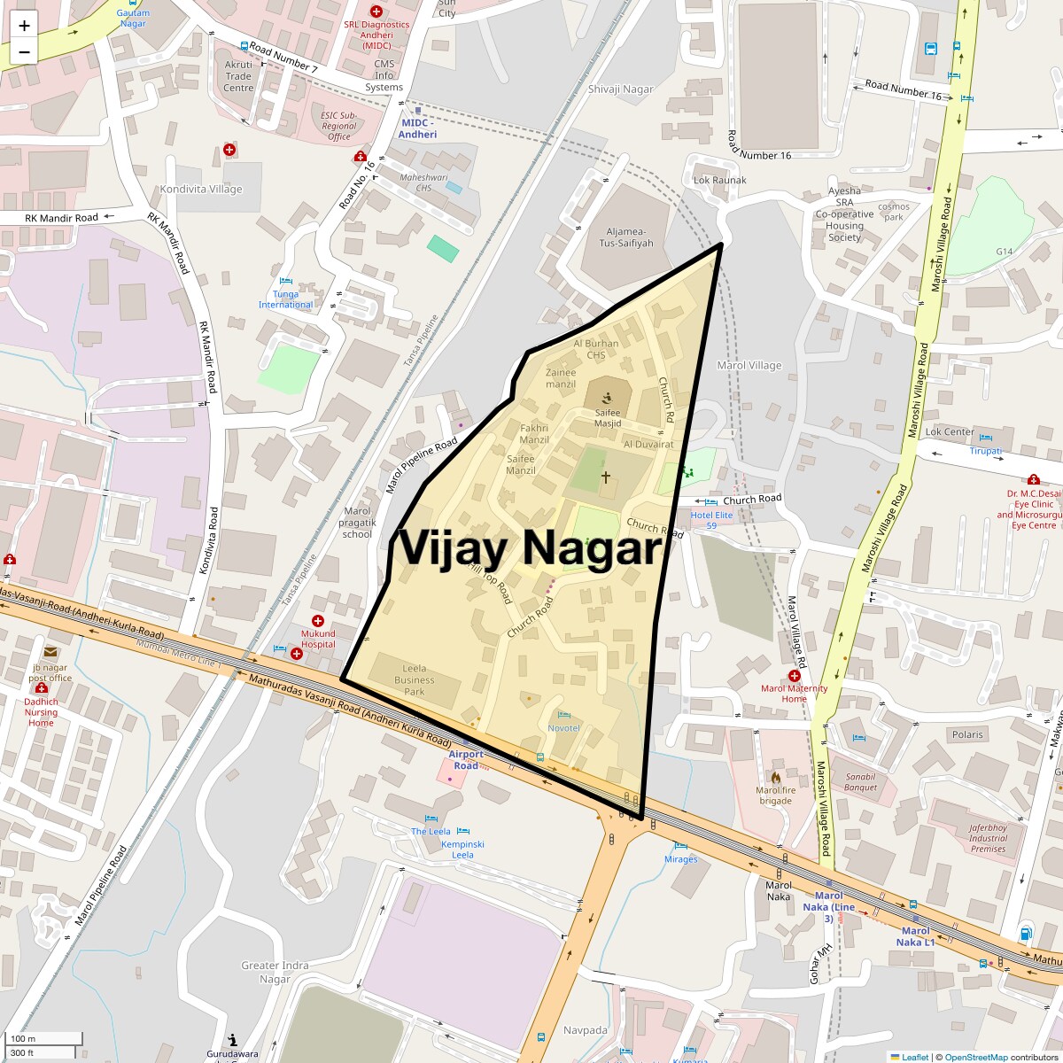 Vijay Nagar Map